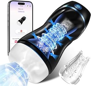 EINSEO Automatic Sucking Male Masturbators - Upgraded 7 Vibration & Suction Hands Free Pocket Pussy Male Stroker with 3D Realistic Textured, Blowjob Toy Mens Adult Male Sex Toys for Men Sex Machine