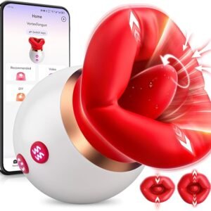 Vibrator Adult Sex Toys for Women - 3IN1 Mouth-Shaped Sucking Vibrator, 10 Tongue Licking 3 Sucking Nipples Anal Clit Sucker Vibrater, G Spot Vibrators Clitoral Stimulator Couples Sex Toys